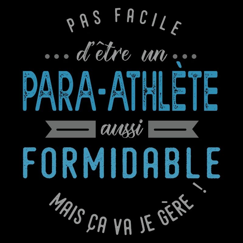 para athlète formidable sportif handicapé