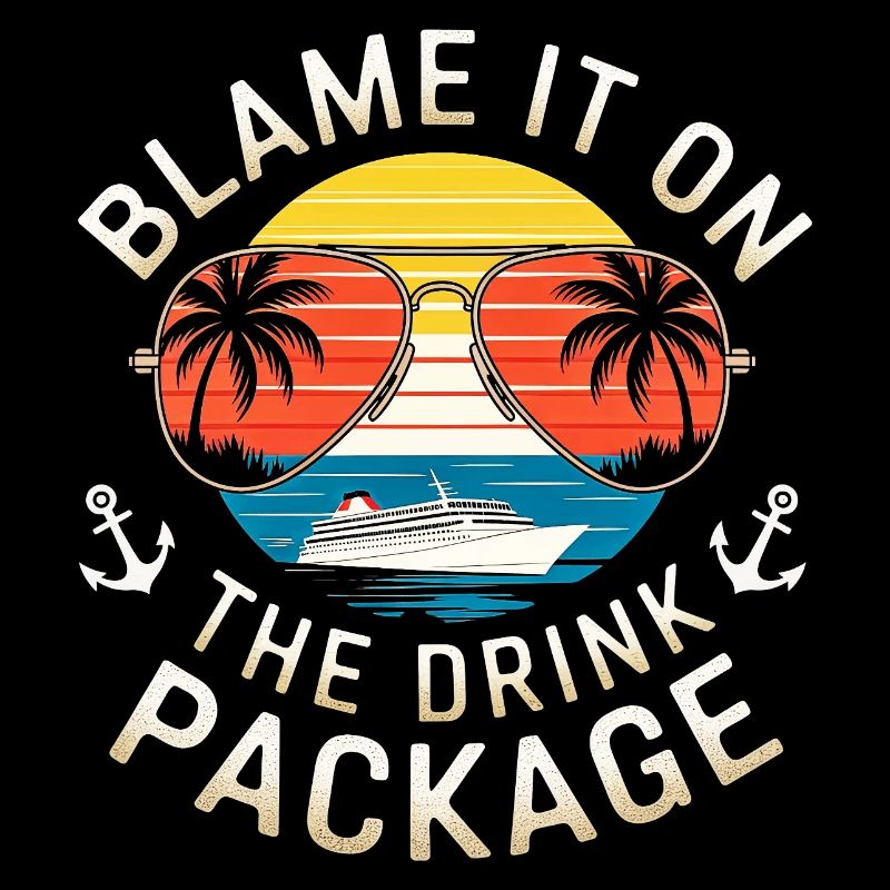 Humor Drinks Cruise Vacation