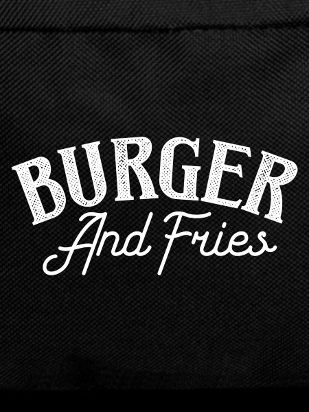 Burger and Fries