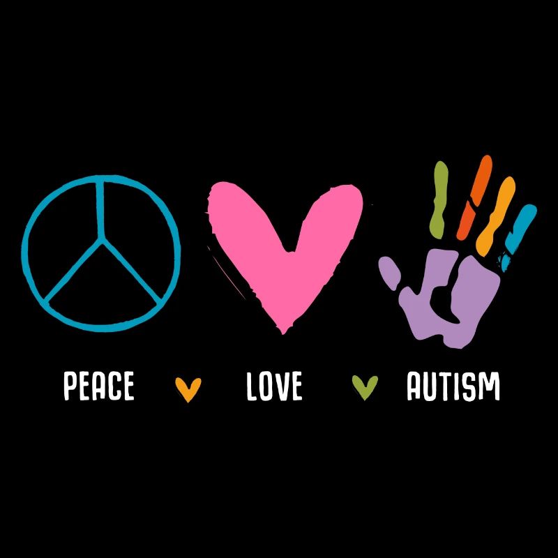 Love autism peace autist support