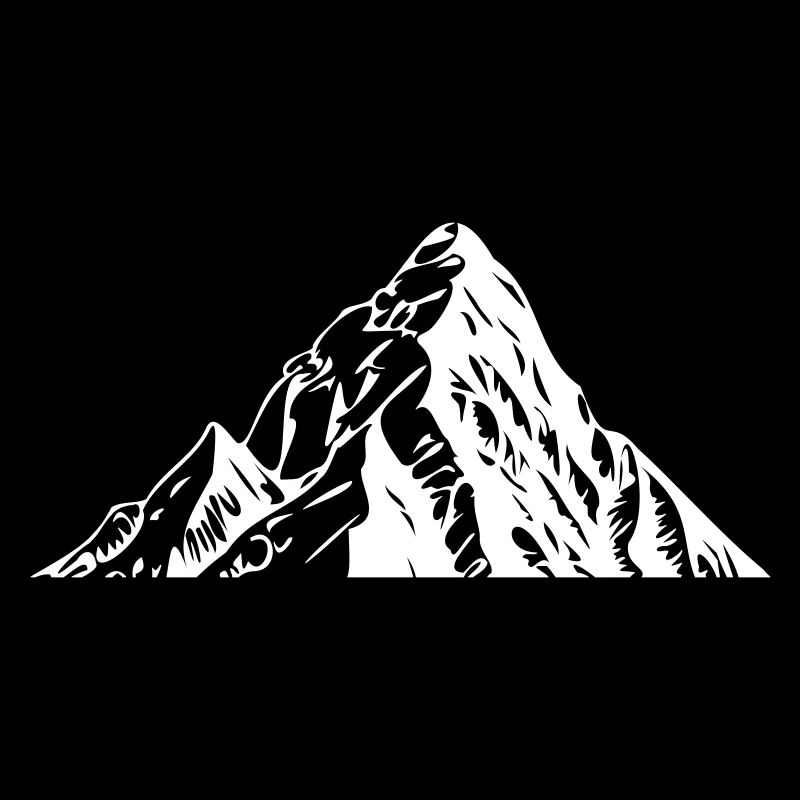 Berge Silhouette Landschaft Symbol
