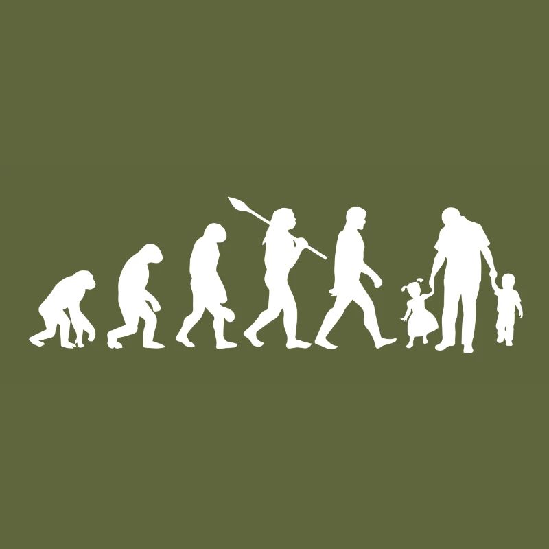 Papa Evolution Kinder Geschenk