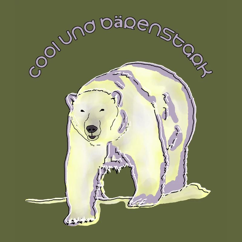 cool, strong as a bear, polar bear