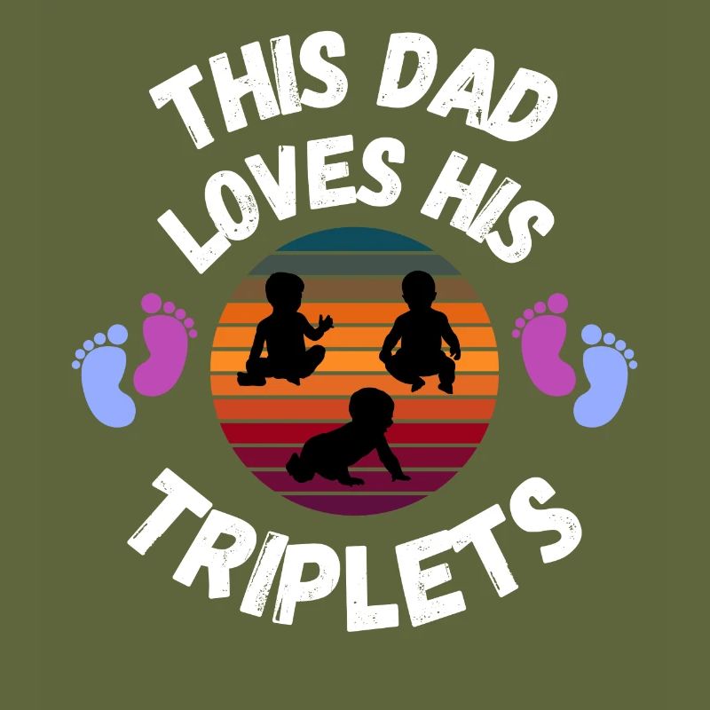 Dad's triplets