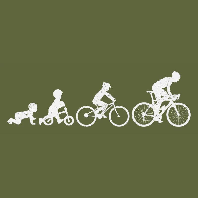 Cyclist Evolution Cyclist Bicycle Biker