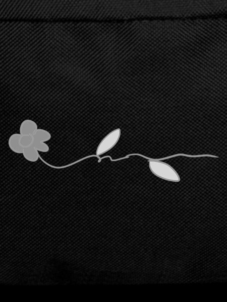 flower rose symbol grey