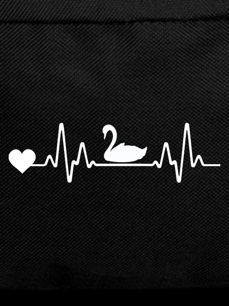 Heartbeat ECG Line Swan