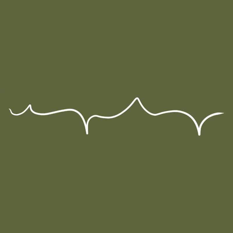 line wavy pointed course stroke