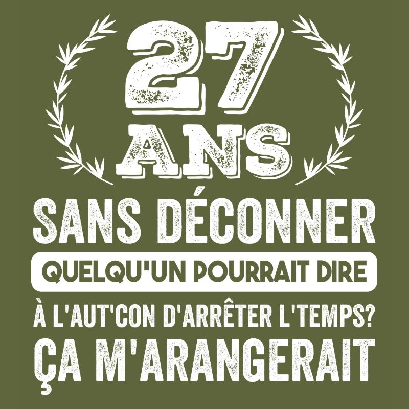 27 Ans Sans Déconner Cadeau D'anniversaire 27ans