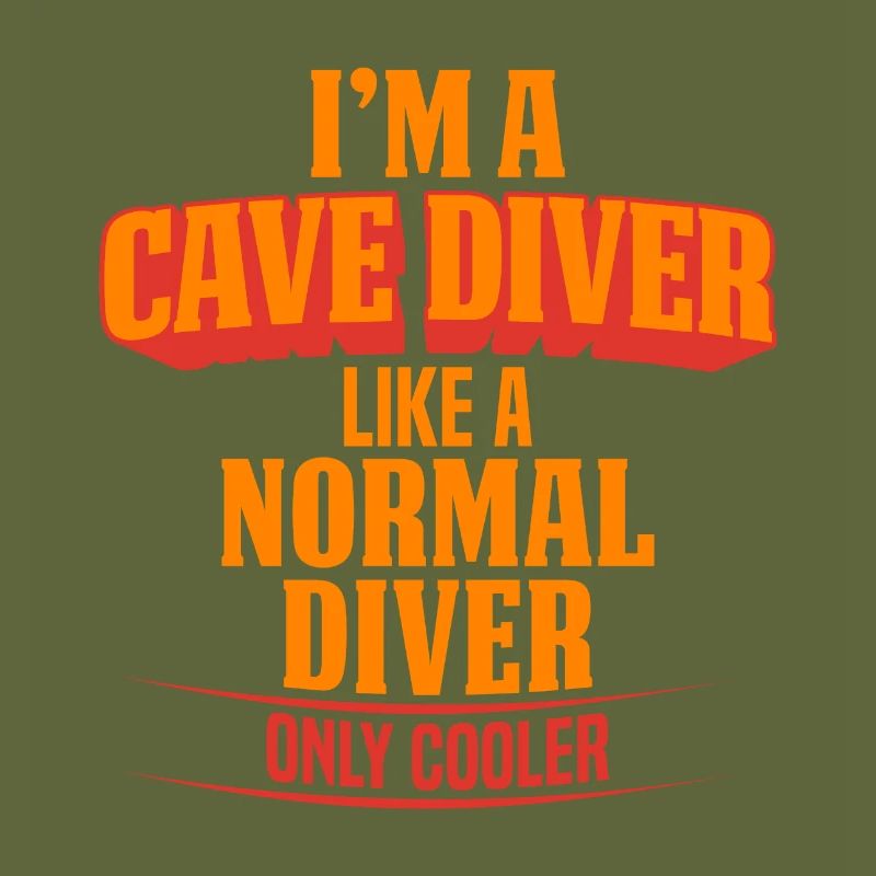 CAVE DIVER PLUS COOL QUE LE PLONGEUR NORMAL