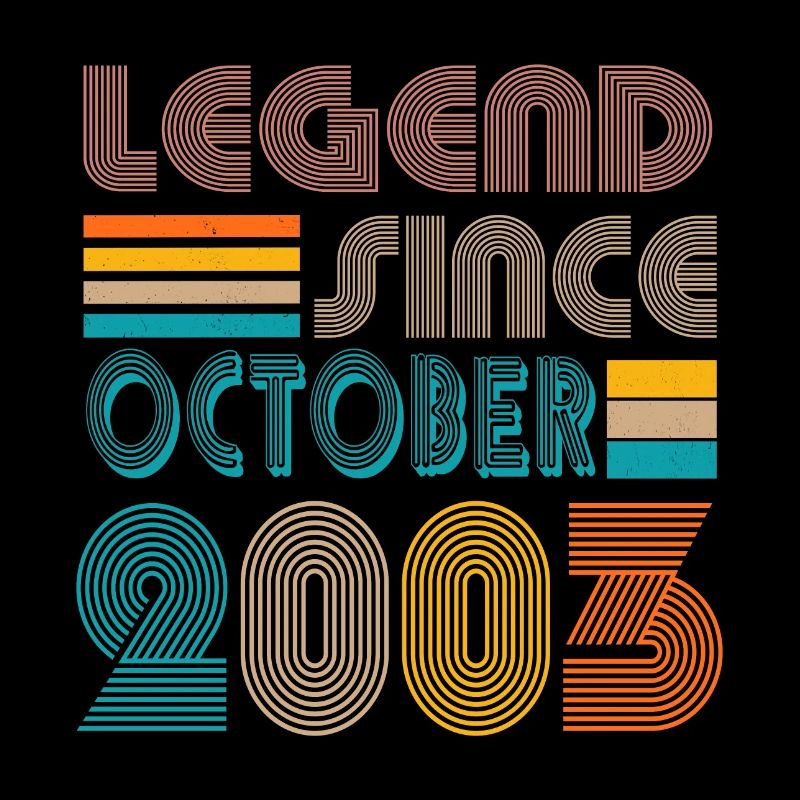 Octobre 2003 né en | Génial depuis octobre 2003