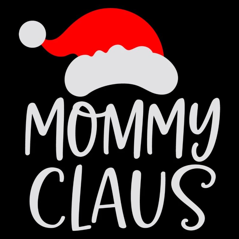 Mama Mutter Weihnachtsmann Lustig T-Shirt