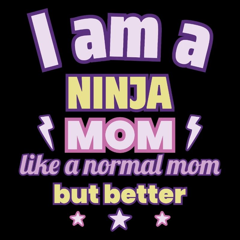 Ninja-Mama, Muttertag Geschenk, Kampfsport