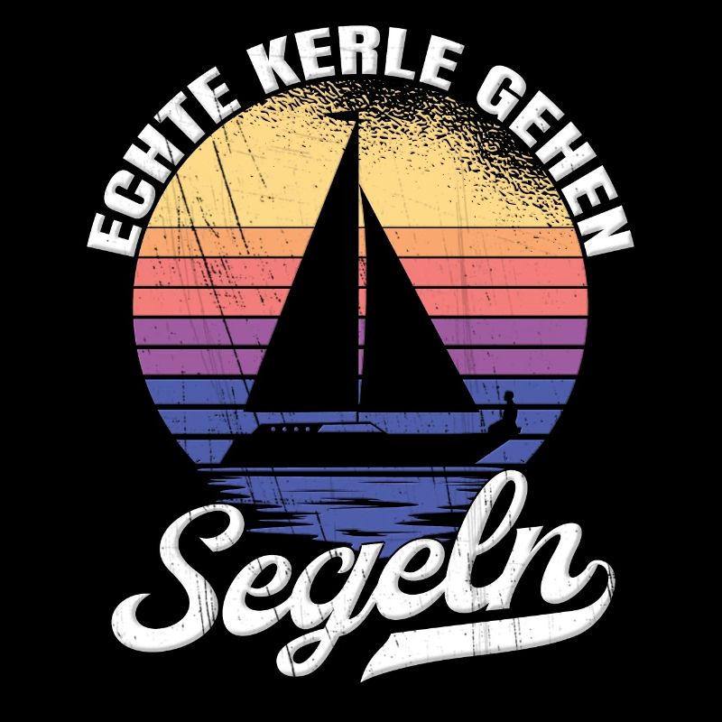 Segler Segelboot Meer Vintage Echte Kerle Gehen