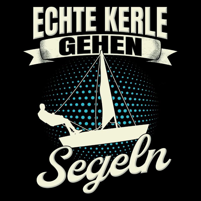 Segler Segelboot Meer Vintage Echte Kerle Gehen