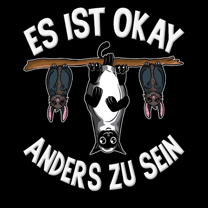 Lustige Katzen Sei Anders Be Different Schwarze