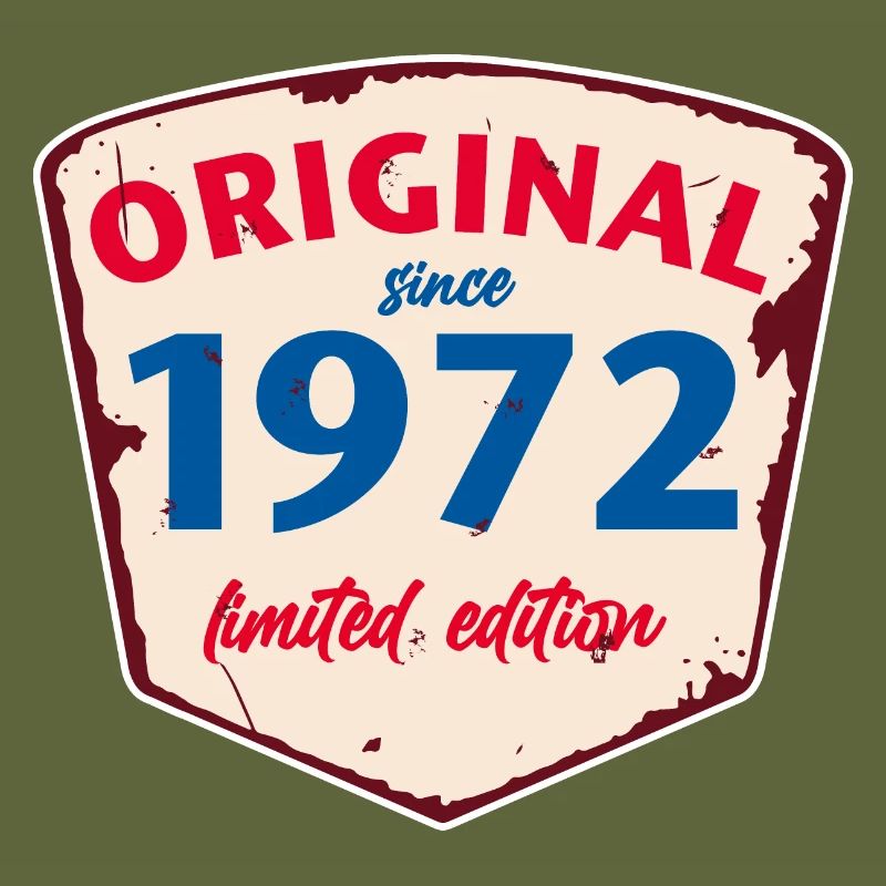 1972 Blechschild - édition citronnée - Millésime