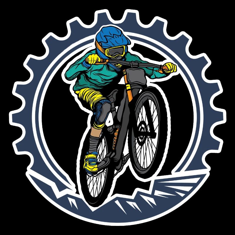 Mountainbiker Biker Bike Mountainbiking Berge