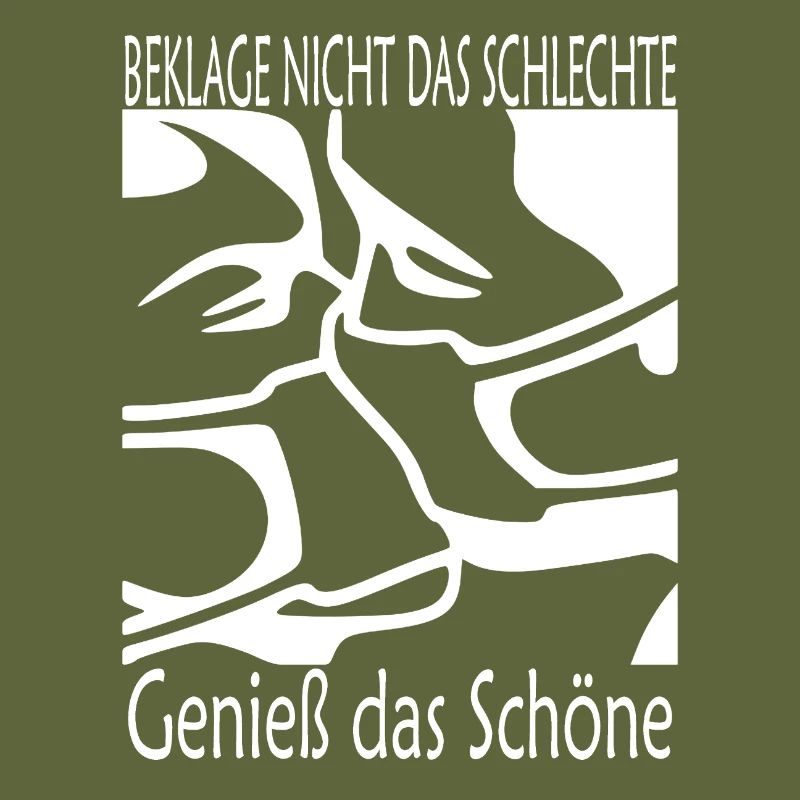 Das Schlechte - das Schöne (weißes Design)