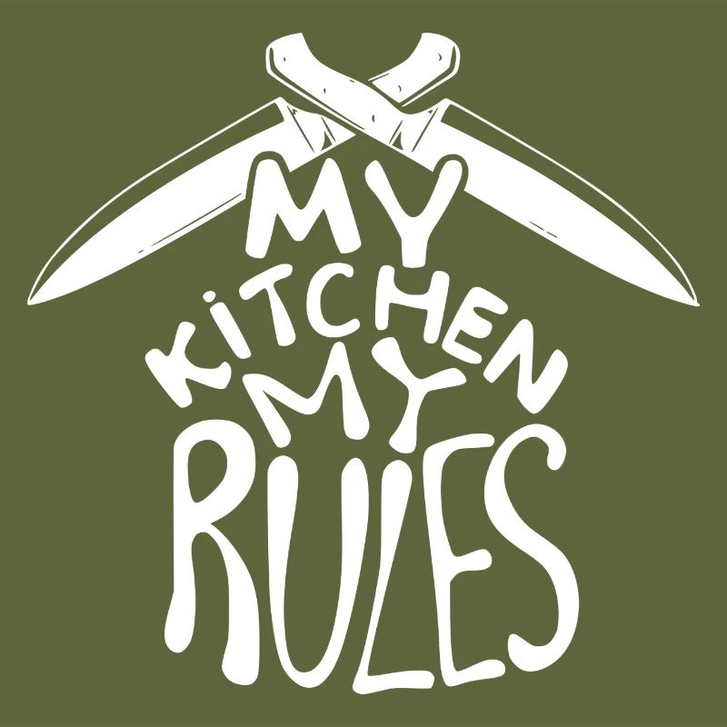 Chef my kitchen my rules gift cool cook