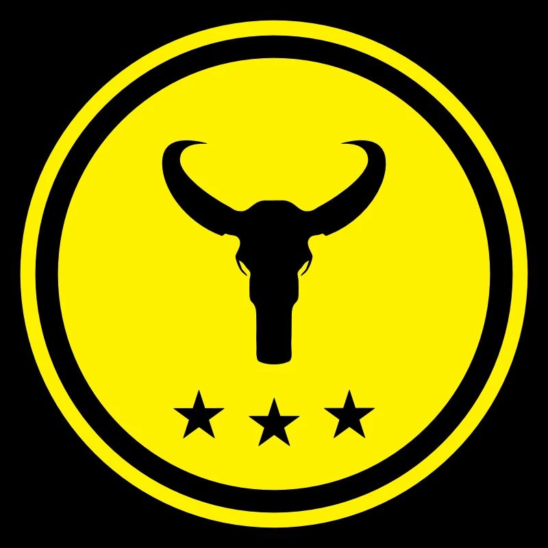 Bull skeleton