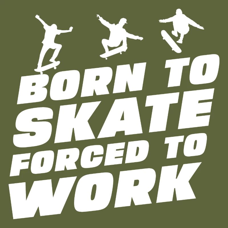 Lustiger Skateboarding-Spruch