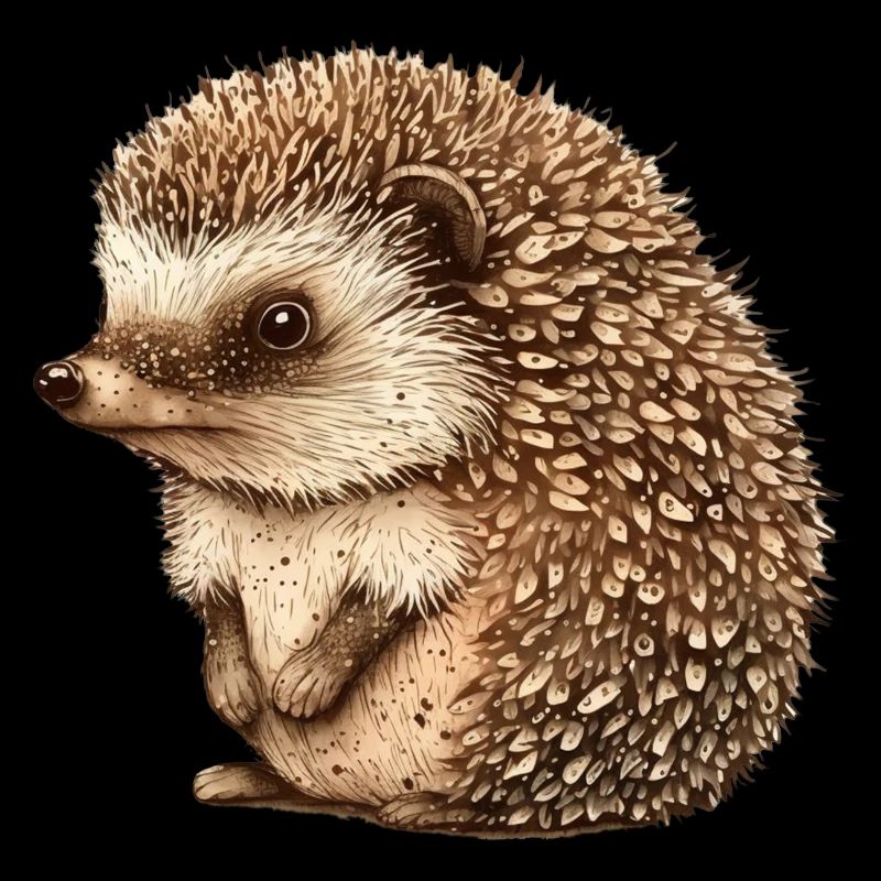 Süßer Vintage Igel