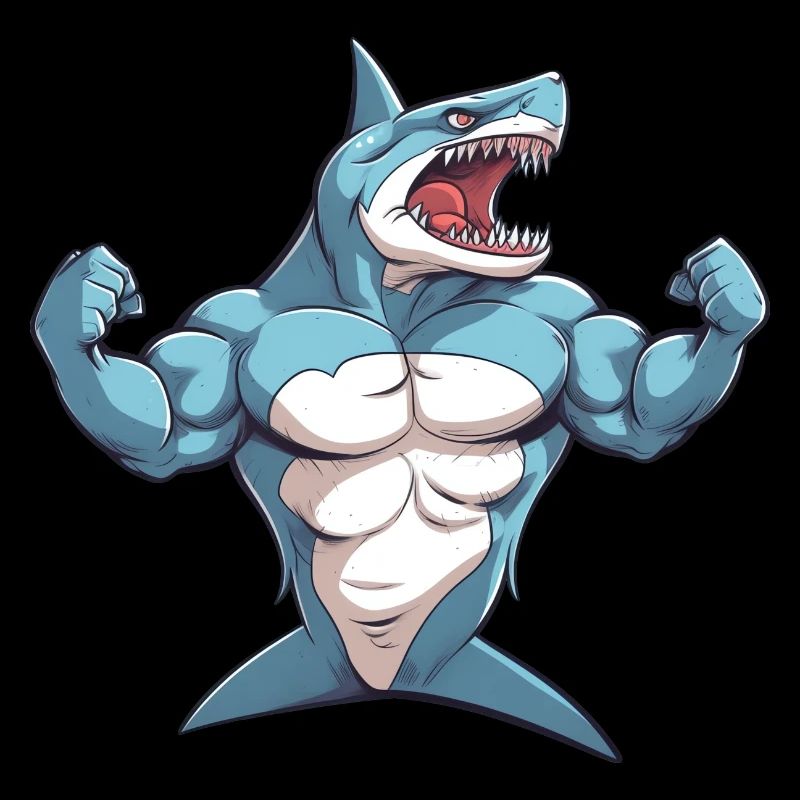 Bodybuilder Shark