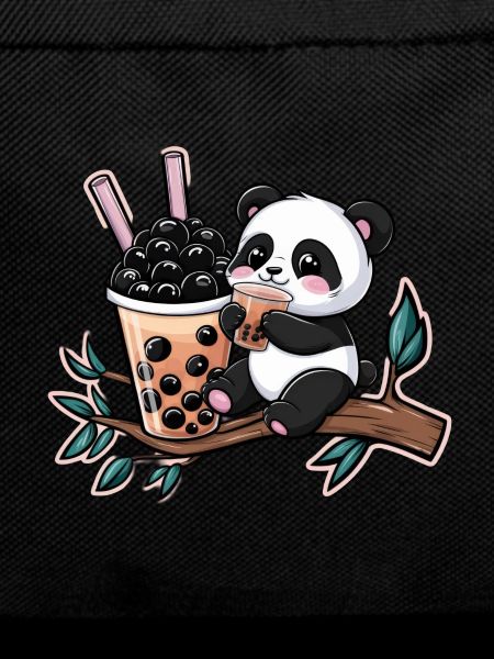 Kawaii Panda with Bubble Tea