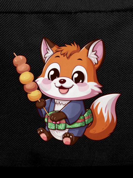 Kawaii Fox with Hanami Dango