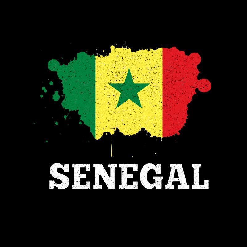 Splash Senegal Fußball Team Geschenk Geschenkidee