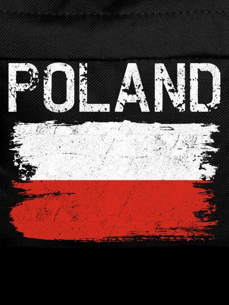Poland Flag Grunge Brush Tee