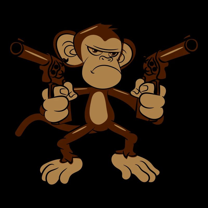 monkey pistols weapons