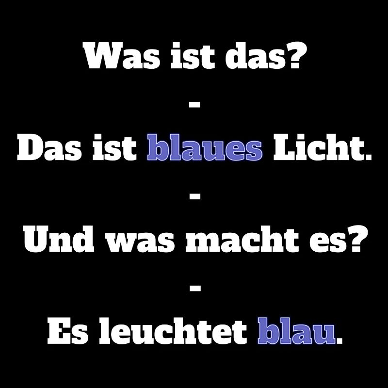 Blaues Licht