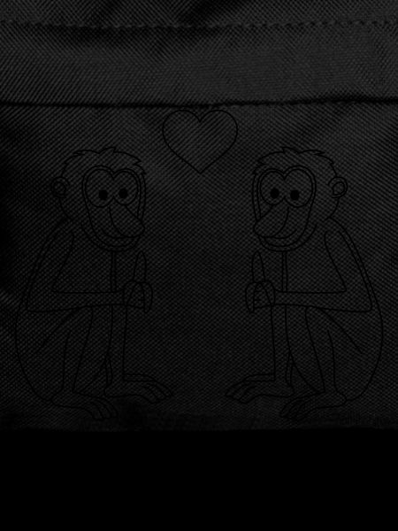 Affe comic Paar liebe