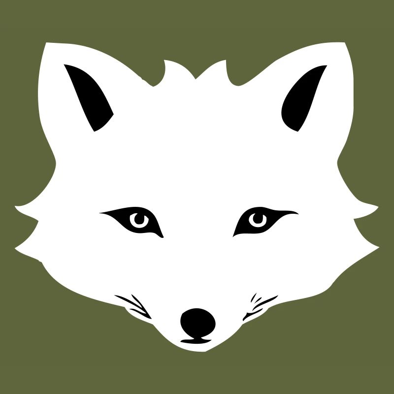 Cartoon arctic fox