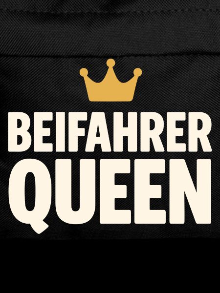 Passenger Queen lettering with crown