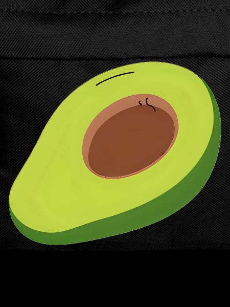Avocado Halbschnitt Illustration
