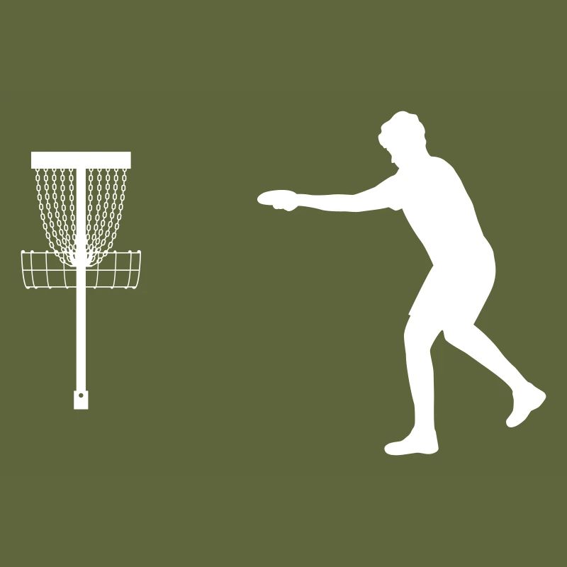 Frisbee Disc Golf Putt