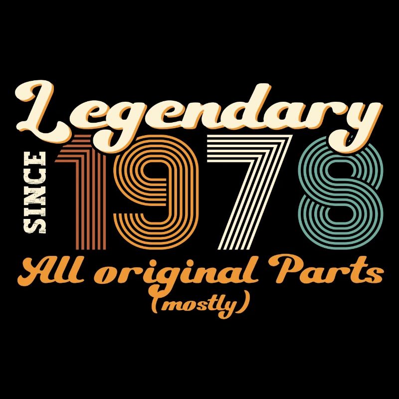 Original vintage 1978 44th birthday gift