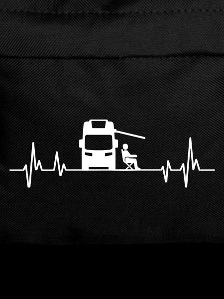 camping car heartbeat t-shirt camper