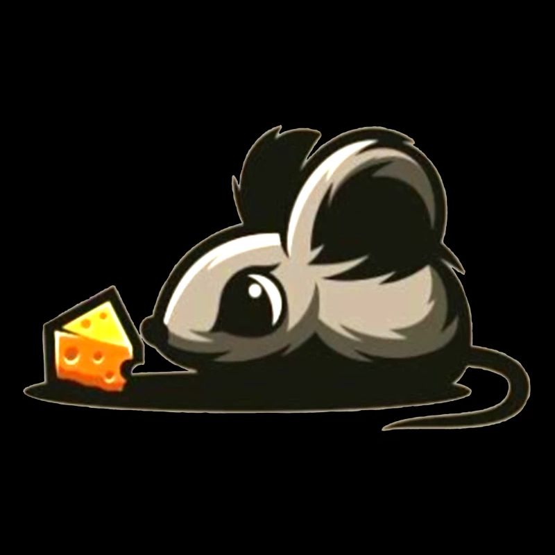 Souris de bébé avec fromage