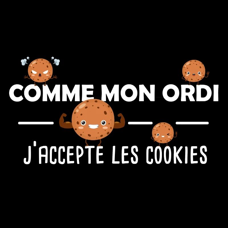 Phrase Drôle Parodie Cookies Informatique Pc