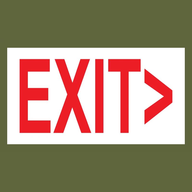 Exit / Exit / Emergency Exit