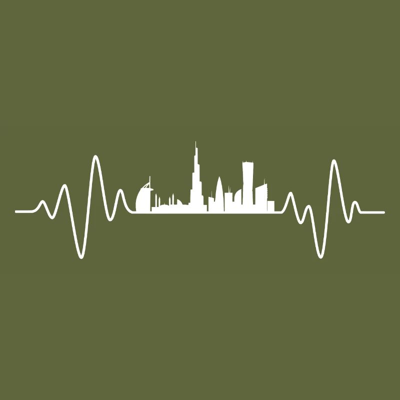 Dubai Herzschlag Skyline Dubai