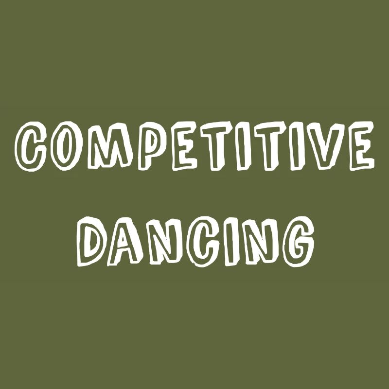 T-shirt competitive dancing