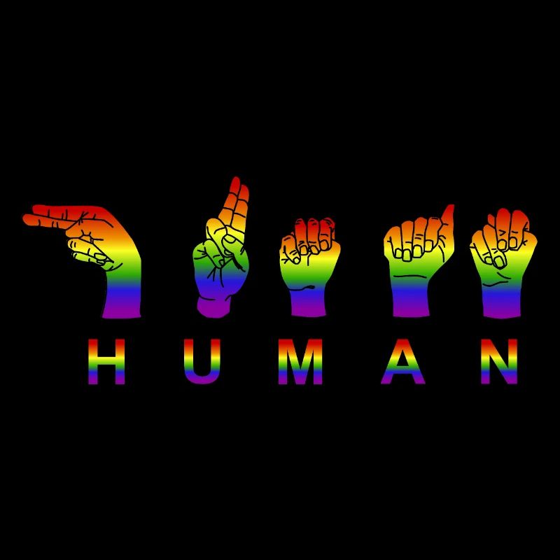 Human - Pride and Respect - Handzeichen