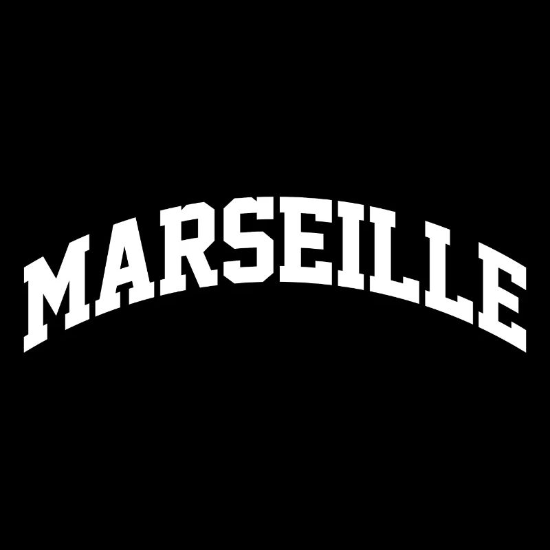 Marseille logo: Mediterranean collegiate design