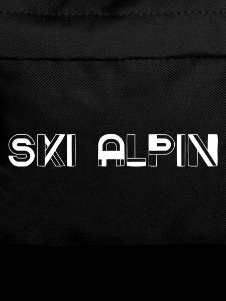 Alpine skiing tshirt