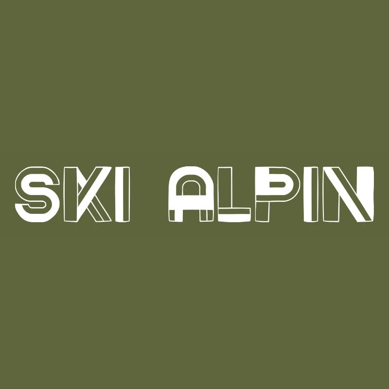 Alpine skiing tshirt